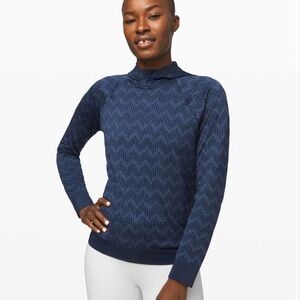 Lululemon Rest Less Hoodie *Relaxed Thick Tee True Navy / Code Blue. Size Medium